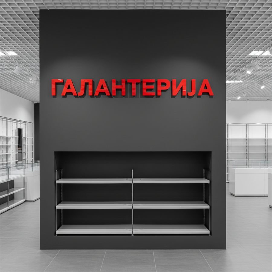 Светлечка табла — Галантерија